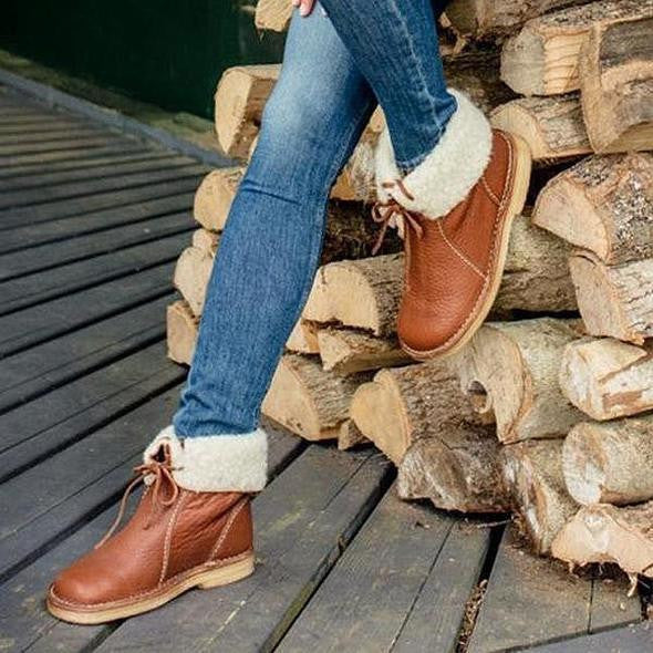 Damen Winterstiefel | Veganes Leder | Stiefeletten