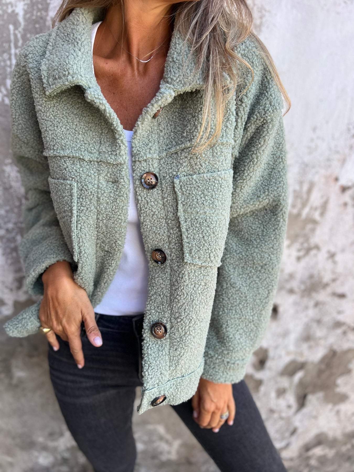 Kuschelige Jacke mit Innenfutter Damen