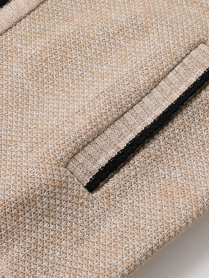 Stylischer Zipper Strickpullover für Herren (italienisches Design)